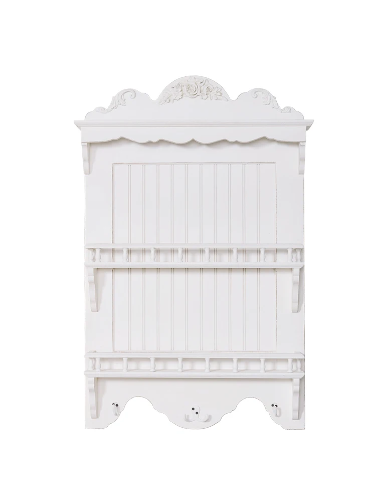 

dish storage rack kitchen tea cup plate rack multi-layer homestay kitchen cabinet hanging old