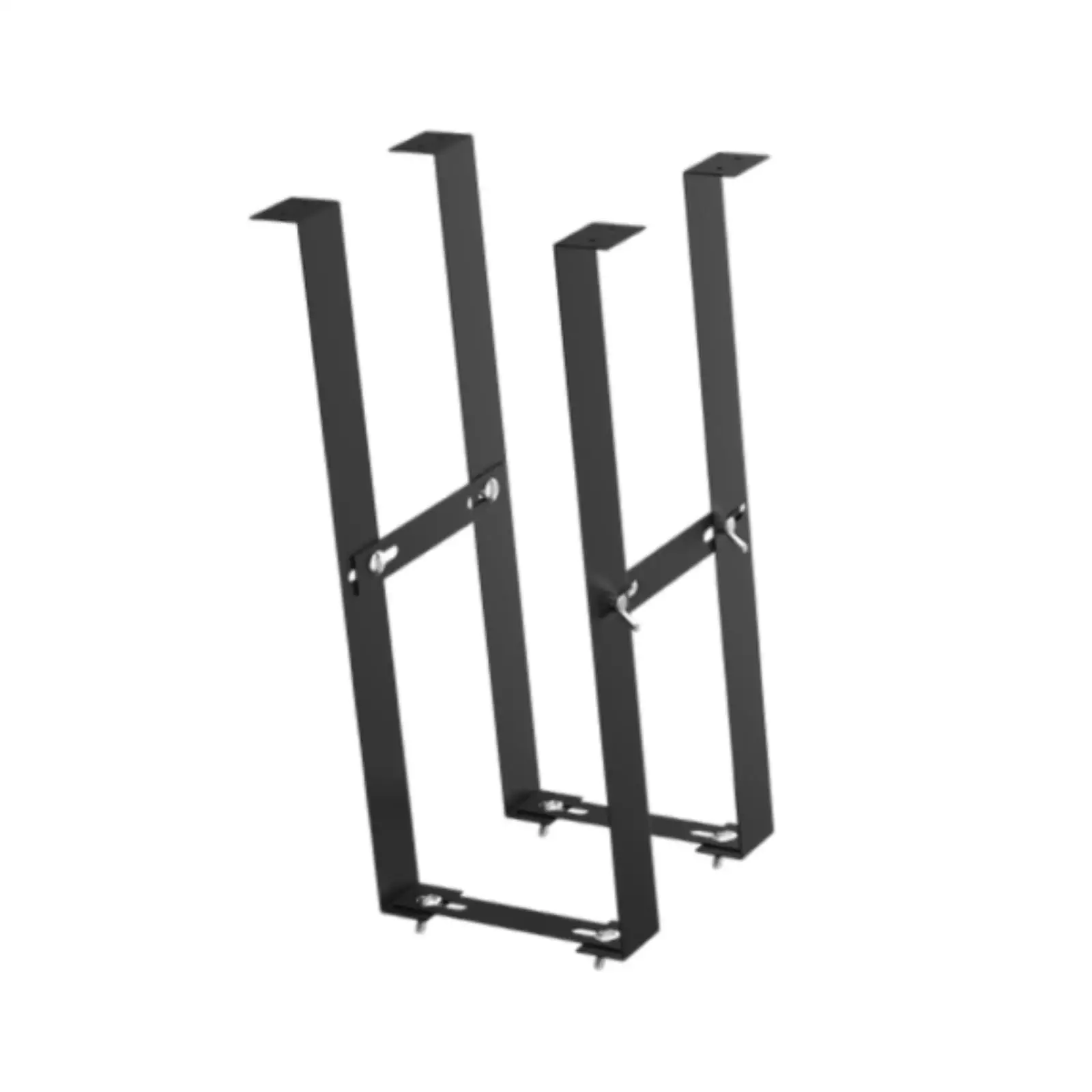 under Desk Computer Mount 7.48-9.84inch Adjustable Width Rack Convenient Easy to Install Universal Hanging PC Host Stand