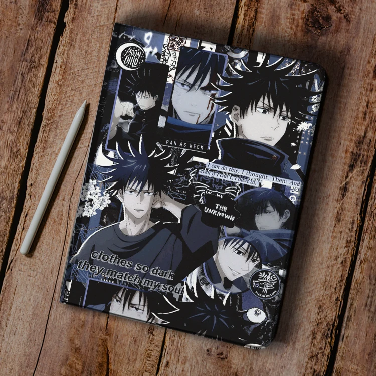 J-Jujutsu K-Kaisen F-Fushiguro M-Megumi  Case For iPad 10.2 7th Air2 3 Mini 6 Case Luxury Silicone For iPad Air5 iPad Pro11 Case