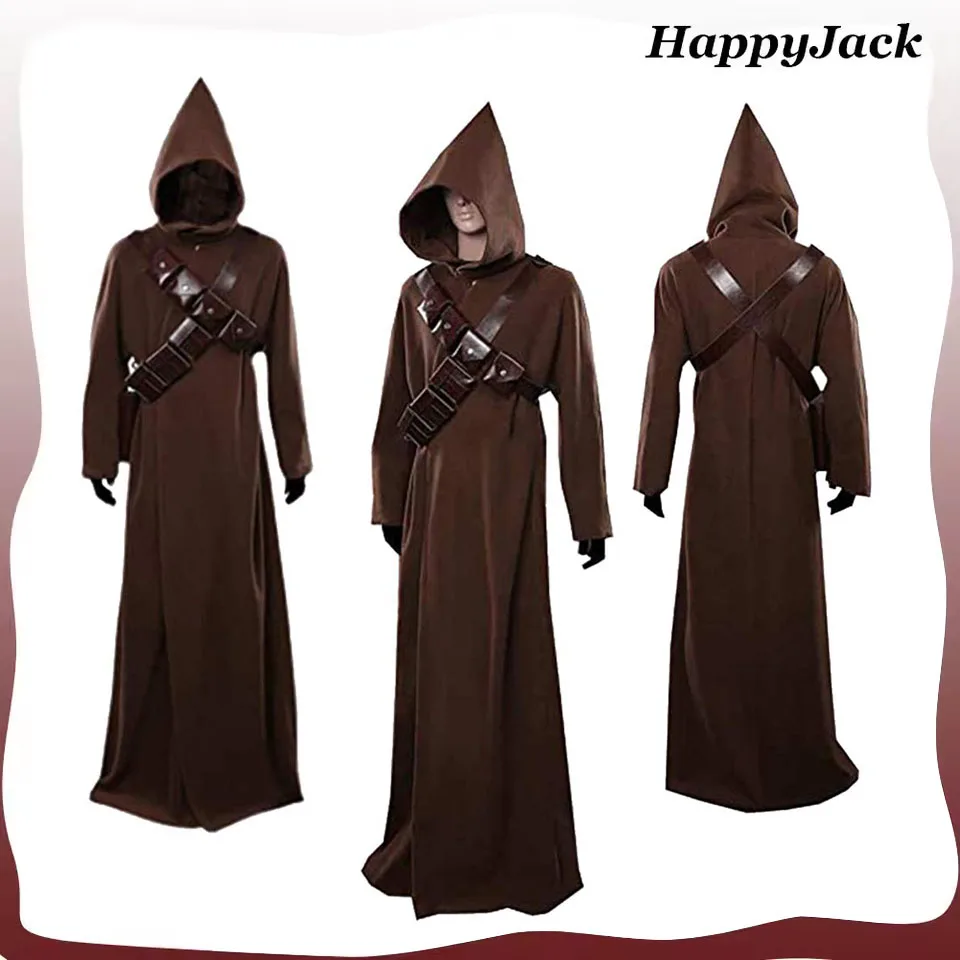 

Tusken Косплей Костюм Sand People Мужчины Фэнтези Ролевая Игра Маскировка Плащ Перчатки Одежда Мужской Хэллоуин Карнавальная Вечеринка Одежда Костюм