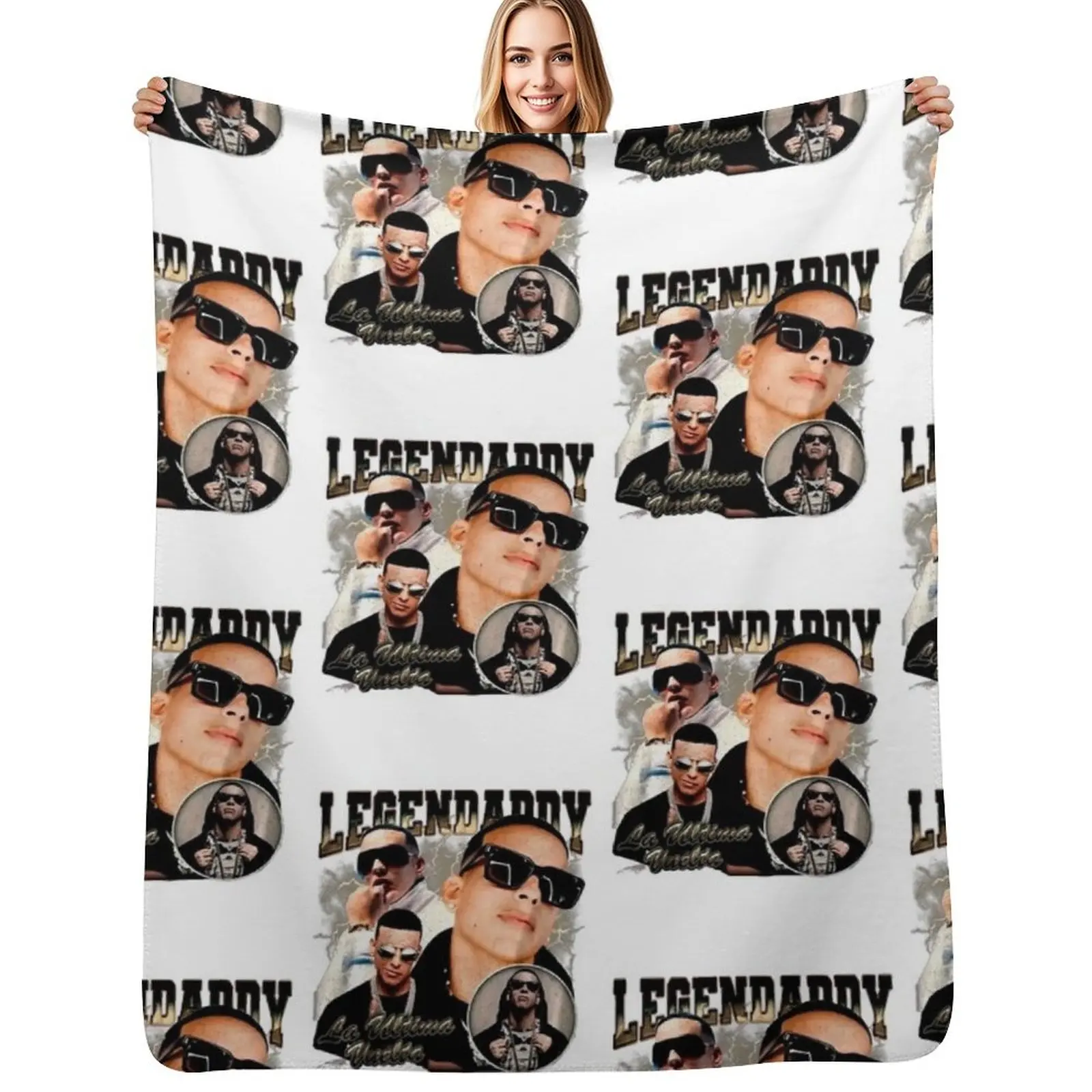 

retro Daddy Yankee Throw Blanket Hair Luxury for sofa Blanket