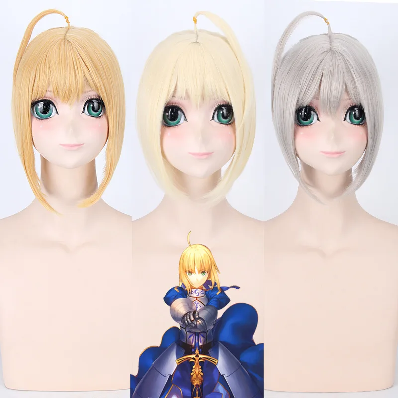 

Synthetic Long Blonde Wavy Cosplay Wig for Women Heat Resistant Fiber Anime Roleplay Costume Party Hair Extension