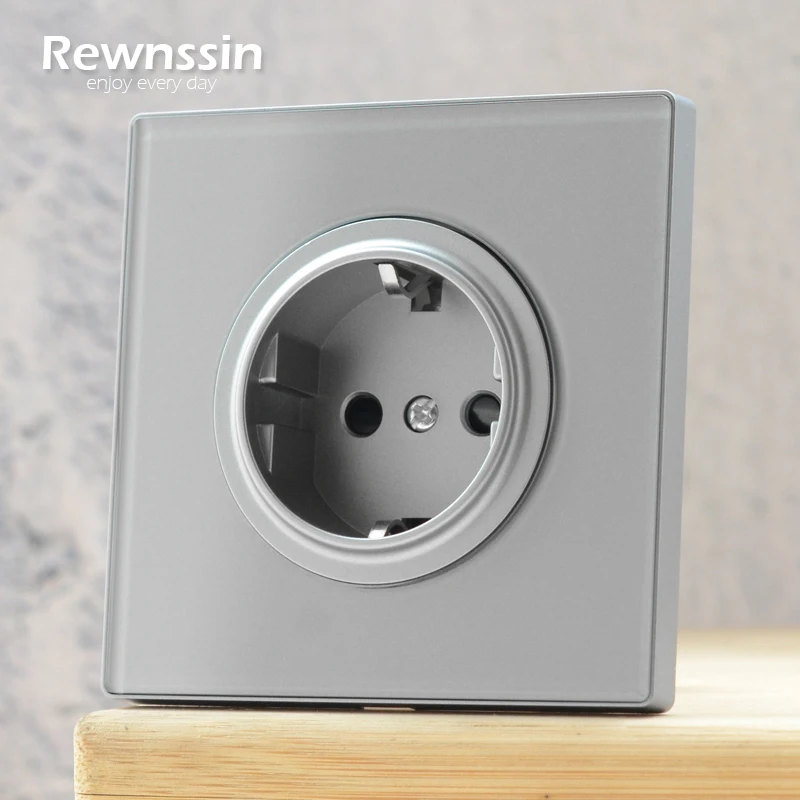 Standard EU RU UK 20A 45A High Power Wall Switch ON OFF Rocker Switch for Water Heater Light Air Conditioner Korea Plastic Panel