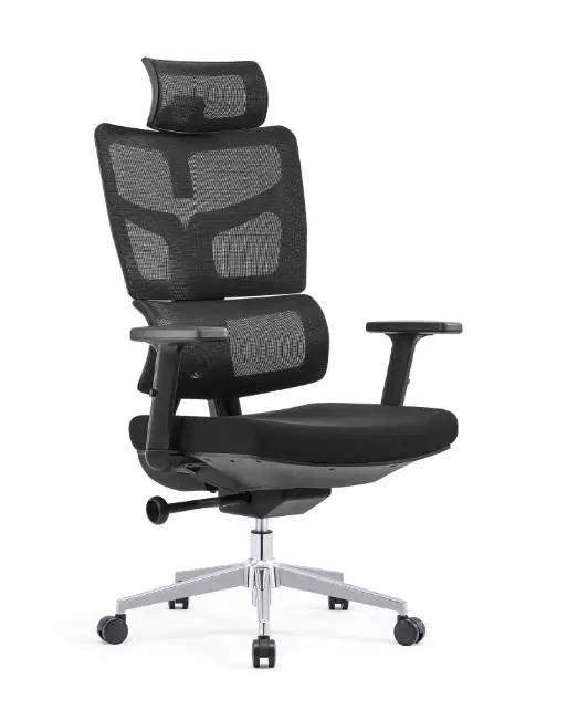 Office Chair Ergonomic Chair Mesh Cloth Explosion-proof Base Lunch Break Office Training Conference Room Chair Wholesale