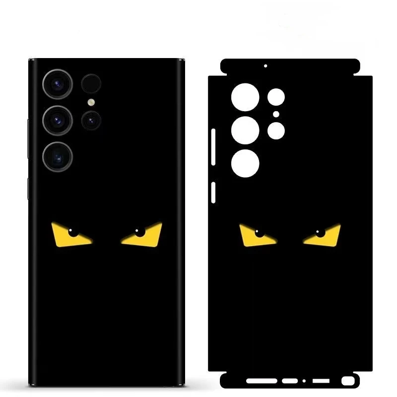 3M Decalcomania colorata per Samsung Galaxy S24 S23 S25Ultra Plus Pellicola proteggi schermo posteriore Cover 3M Wrap Adesivo opaco
