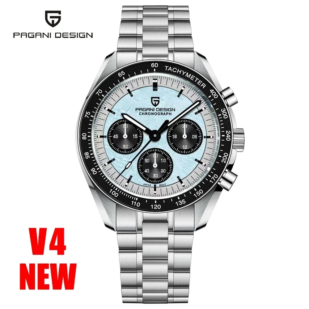 PAGANI DESIGN 2026 Nieuwe Herenhorloges Top Luxe Quartz Horloge voor Heren Automatische Datum Snelheids Chronograaf AR Saffier Glas Polshorloge - afbeelding 1