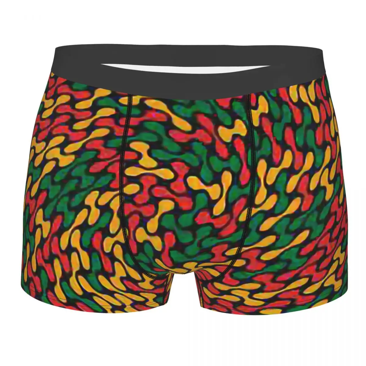 

Нижнее белье с рисунком эфиопского флага, мужские эластичные трусы-боксеры, шорты, мягкие трусы, свадебный подарок на День святого Валентина