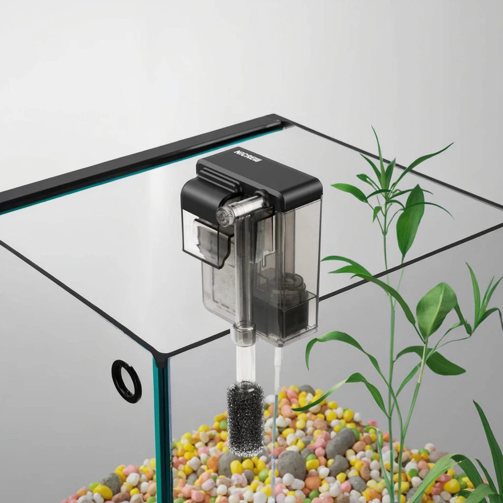 

Hanging Fish Tank Power Filter with Waterfall Effect External Aquarium Air Pump for Water Features Aquariums & Accessories