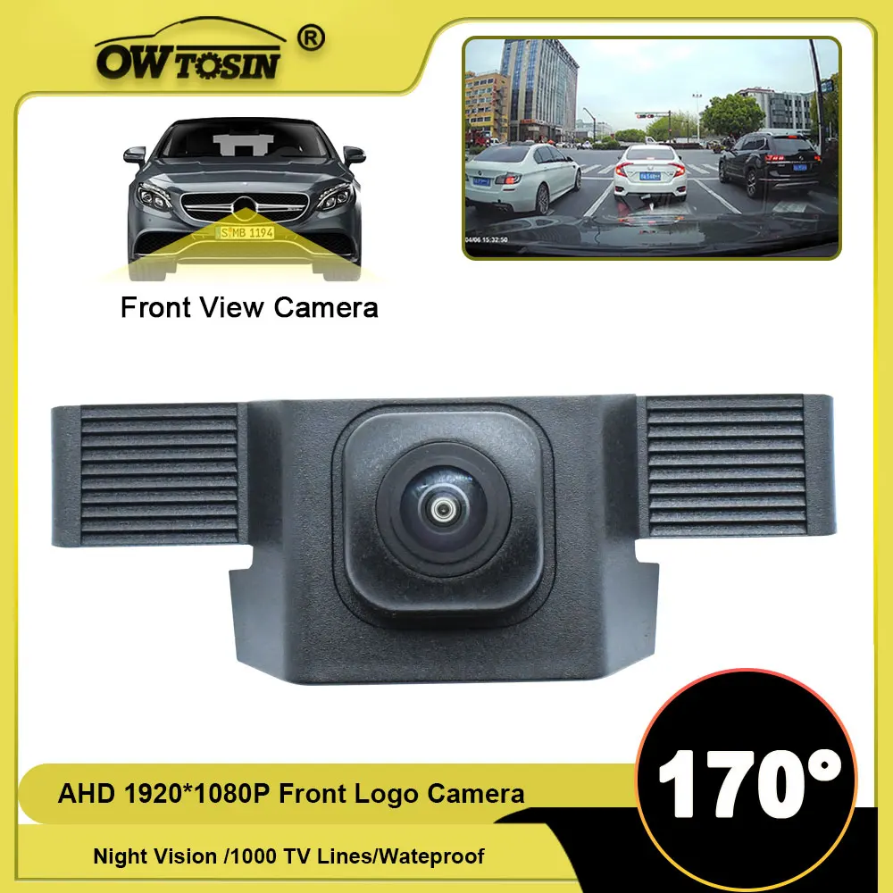 

HD Fisheye 170° AHD 1920*1080P Front Logo View Camera For Toyota Highlander 2018 2019 2020 2021 Vehicle Parking Car Camera