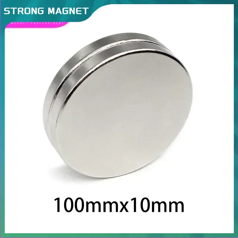 

100x10 mm Big Super Strong Round Magnets N35 Thick Round Search Magnet 100x10mm Permanent Neodymium Disc Magnets 100X10 mm