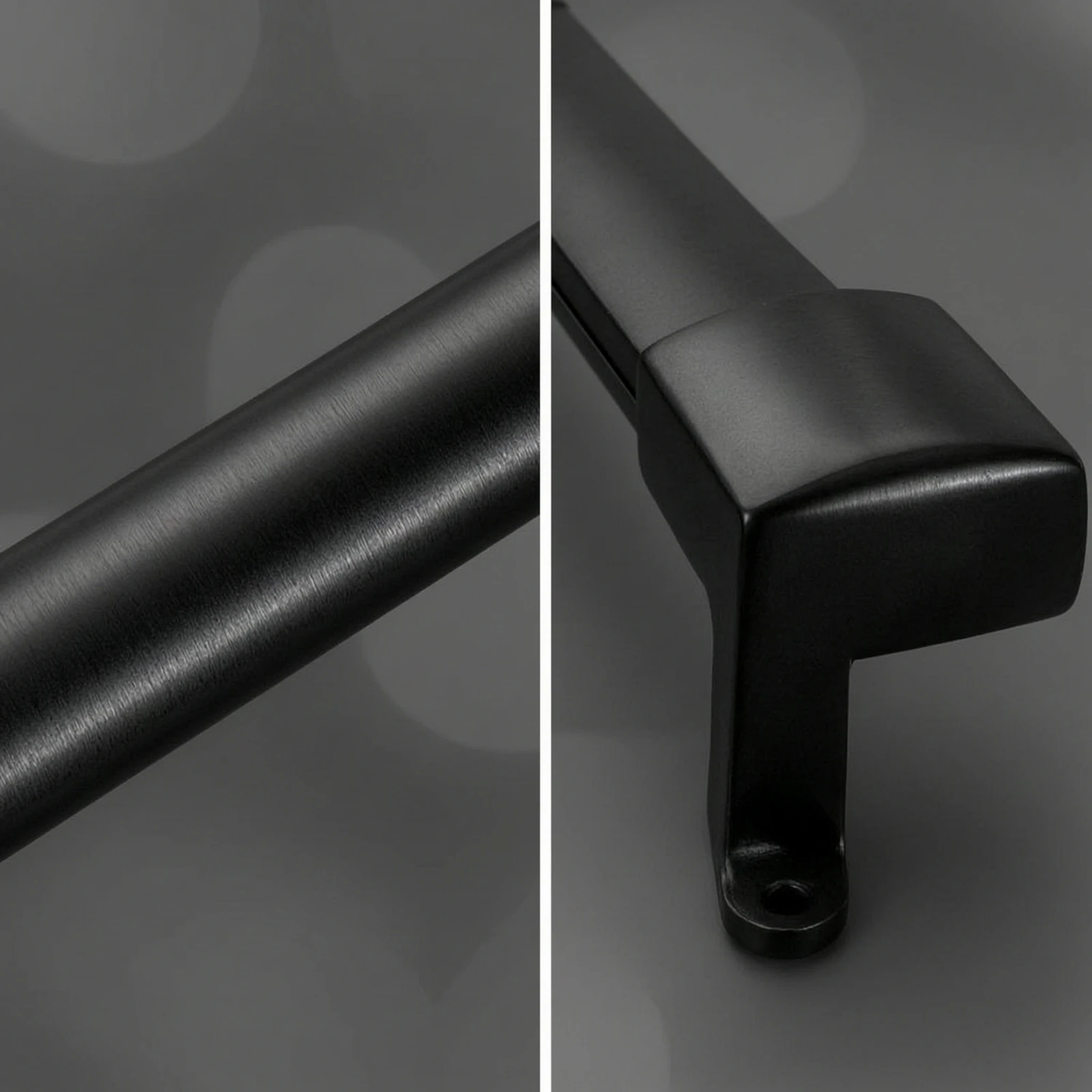 RV Door Handle Matte Black RV Grab Handle Entry Door Assist Bar Firm Recreational Vehicle Grab Bar Impact-Resistant for Campers