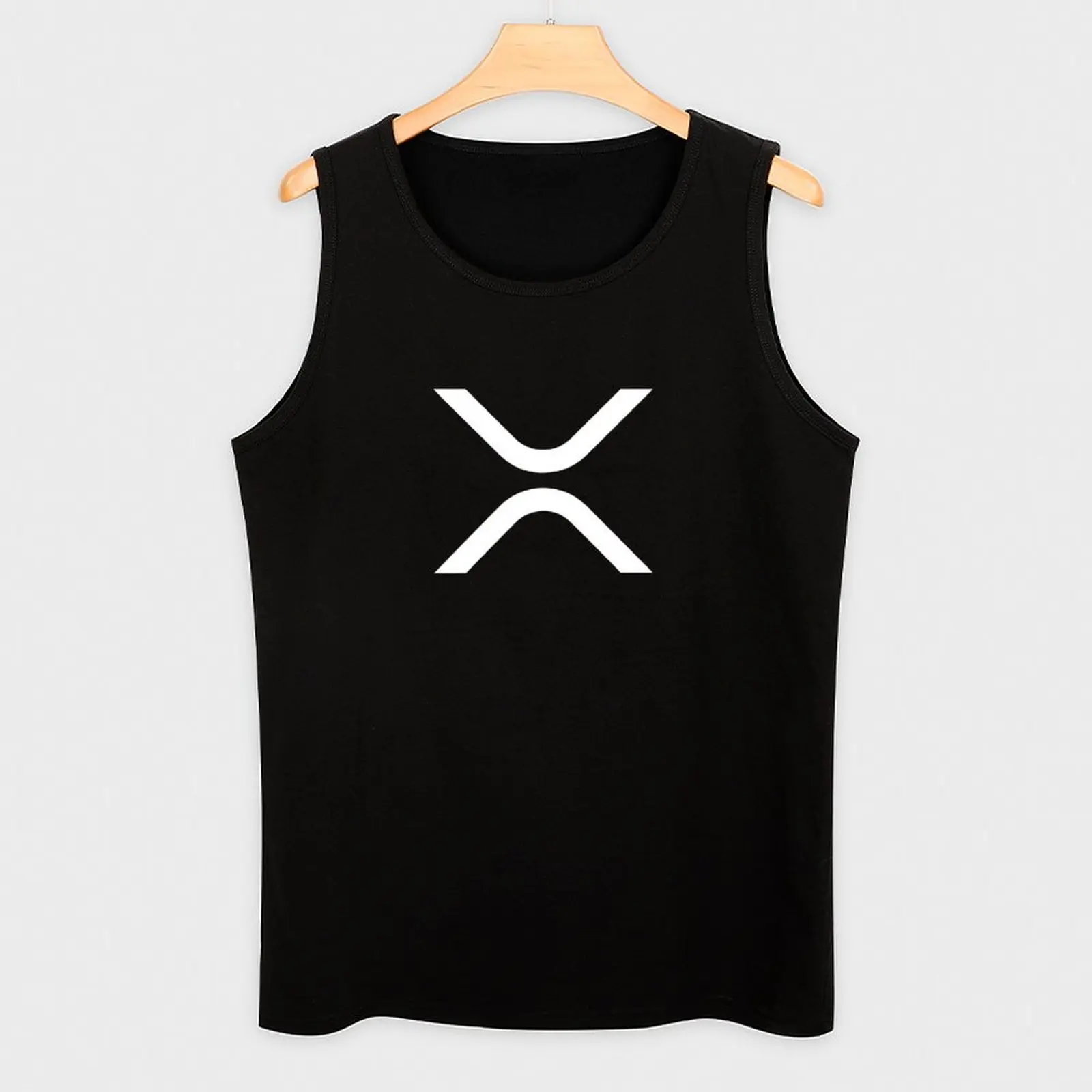 XRP cryptocurrency- XRP Tank Top Gym man male top Men's clothes bodybuilding men clothes