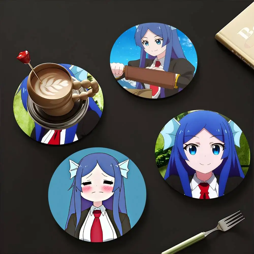 1pc Vania Anime Characters Wooden Coaster Colour Printing Cup Mat Home Desk Decoration Gifts