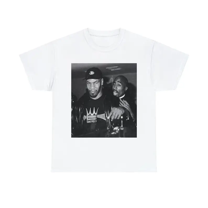 Mike Tyson & 2Pac TshirtOld School RapHip Hop ClothingUnisexClassic FitRapper Shirt