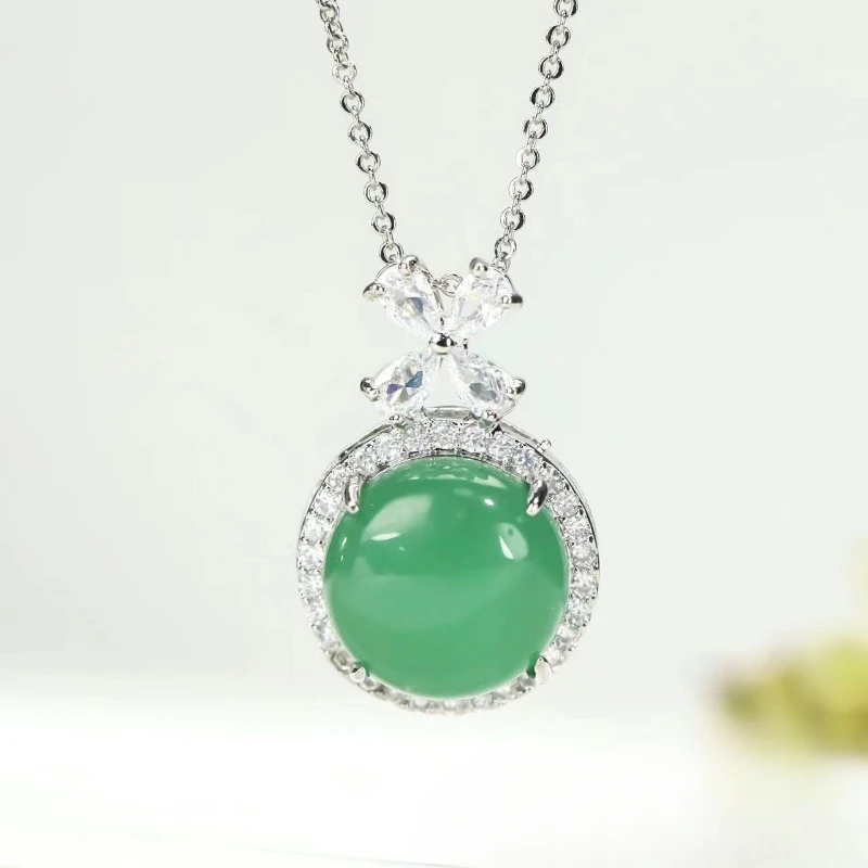 Natural Jade Dongling Jade Fugitive Princess Women's Pendant