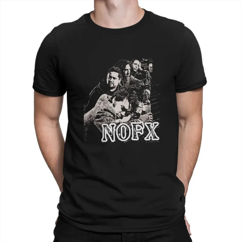 On the bar men T shirt NOFX band vintage tees short sleeve crew neck t-shirt new arrival clothes