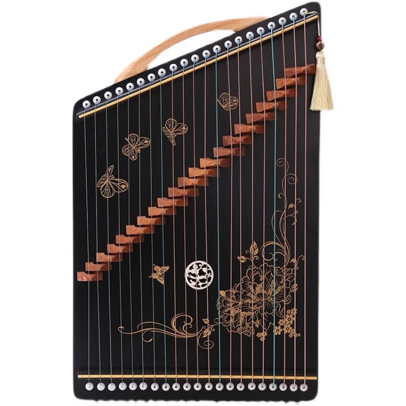 21 String Guzheng Chinese Traditional Wood Portable Guzheng Training Performance Musical Instruments for Beginners New