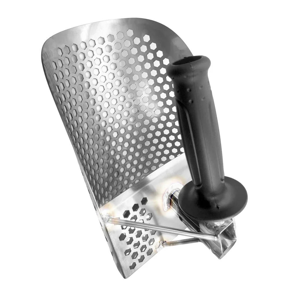 Nowy Zestaw Łopatki do Piasku i Szufelki do Wykrywacza Metali, Stal Nierdzewna, Narzędzie do Kopania na Plaży, Filtr do Wykrywania Podziemnych Skarbów Metalowych