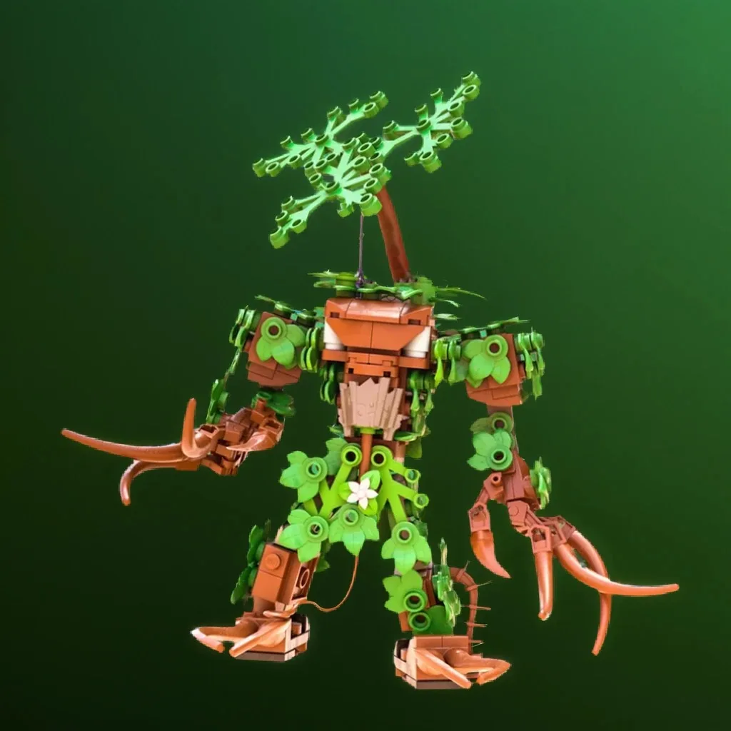 

233PCS Treestub Mount for CMF22 Night Protector Minifig MOC Fantasy Figure Accessory Model Building Blocks Toy Gift