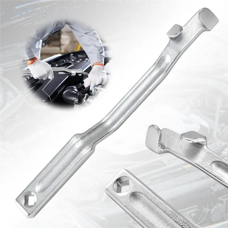 ABRU-1/2Inch Universal Silver Wrench Extension Tool Lever Extension For Home Use Adjustable Torque Wrench Extender