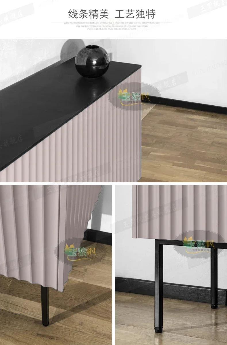 Creative Simple Modern Tea Cabinet Cupboard Living Room Design Side Cabinet