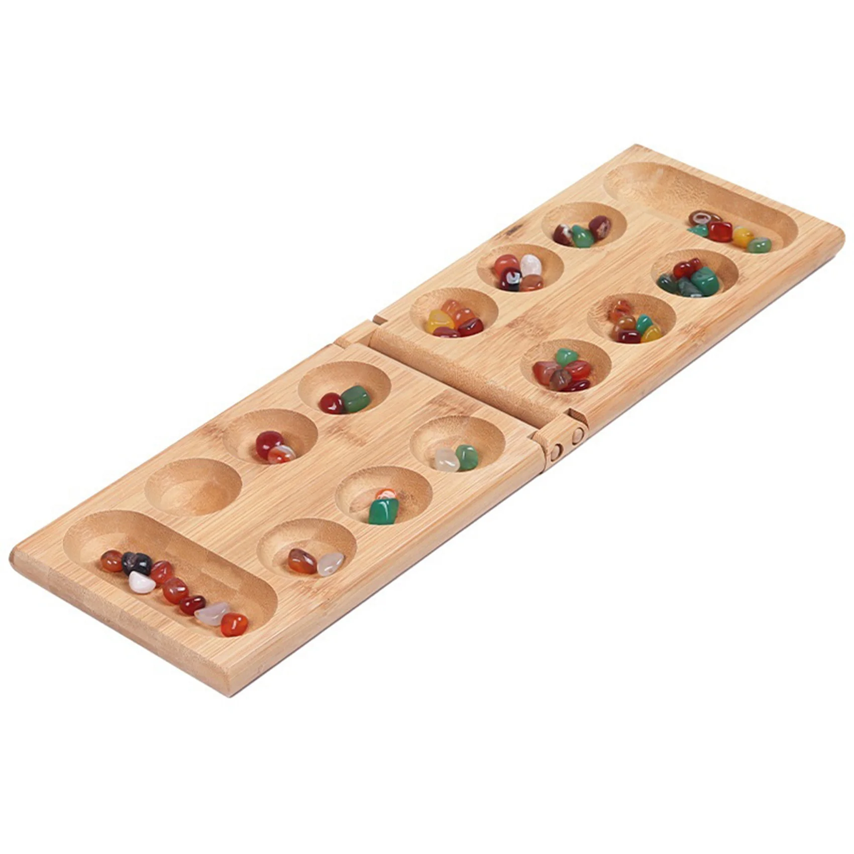 African Gem Chess Classic Strategy Toys Mancala Game Party Game Folding Chess Board Children Toys Families Board Games