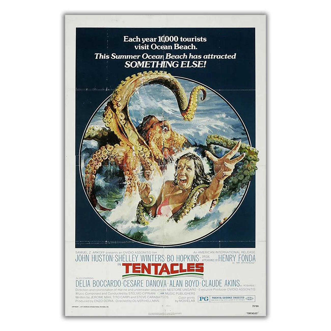 WM3185 Tentacles (2) Classic Movie HD Silk Fabric Poster Art Decor Indoor Painting Gift