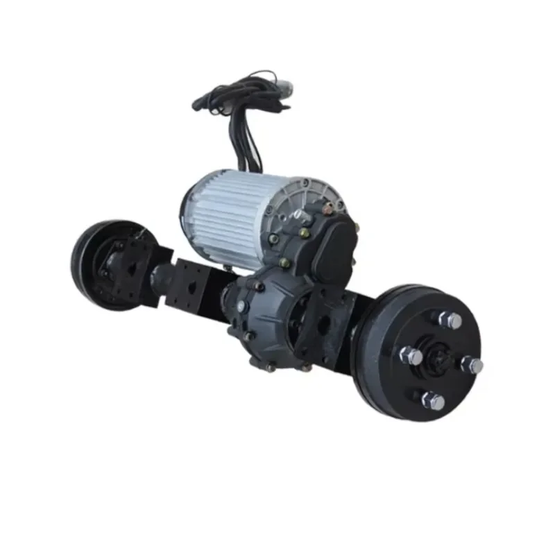 dual-drive 29inch rear 200 kw differential rear axle assembly complete wheel hub electric car for truck parts