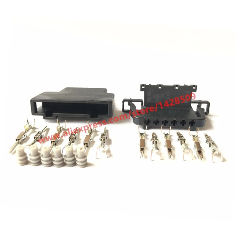 1 Pcs  6 Pin 1.5mm Auto Pulg For VW Polo Golf Audi Skoda Fabia Electronic Accelerator Pedal Connector 3B0972706 3B0 972 706