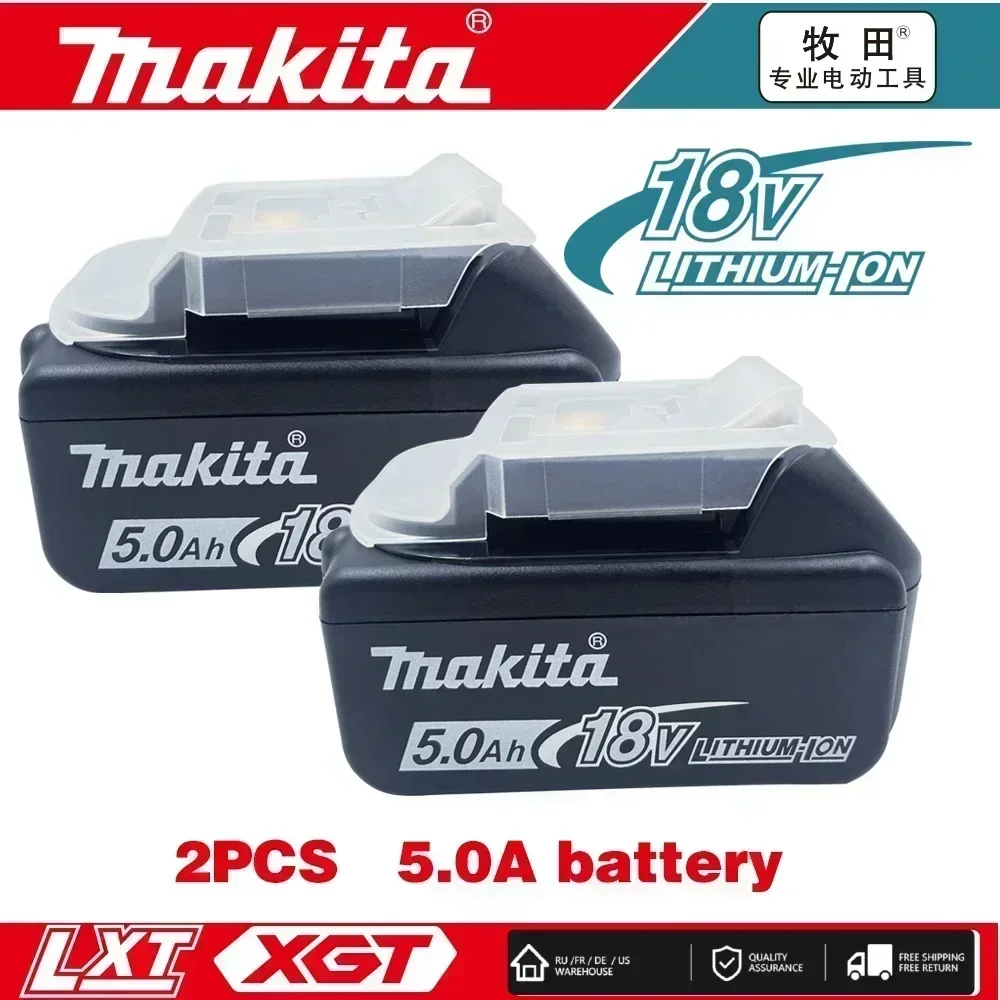 100% batteria Origineel de 18V Makita 6Ah 6000mAh voor Makita BL1830B BL1850B BL1850 BL1840