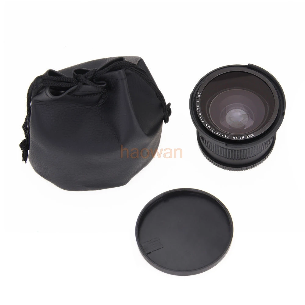 58mm 0.35x Fisheye Wide Angle with Macro Conversion LENS for canon 5d3 6d 7d 60d 70d 80d 90d 650d 700d 600d 1000d 760d camera