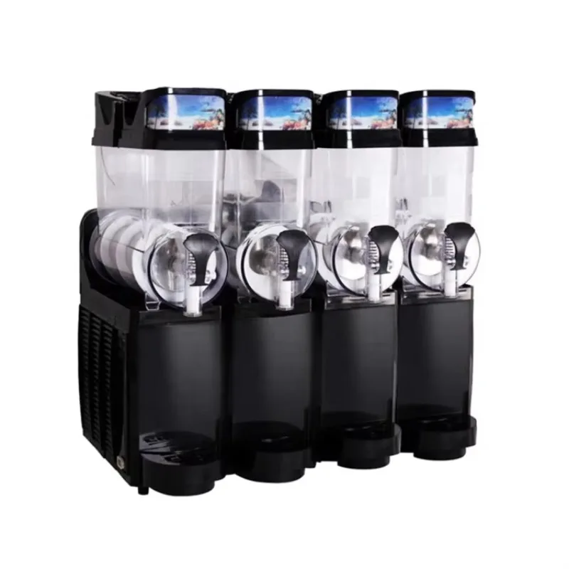 حار بيع عالية الجودة صانع عصير كاذبة آلة طين الثلج المجمد مع 1 إلى 4 خزانات #2