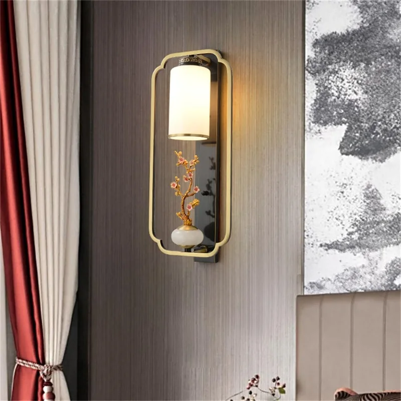 TYLA Copper Home Wall Lamps Fixture Indoor Contemporary Luxury Design Sconce Light For Living Room Corridor