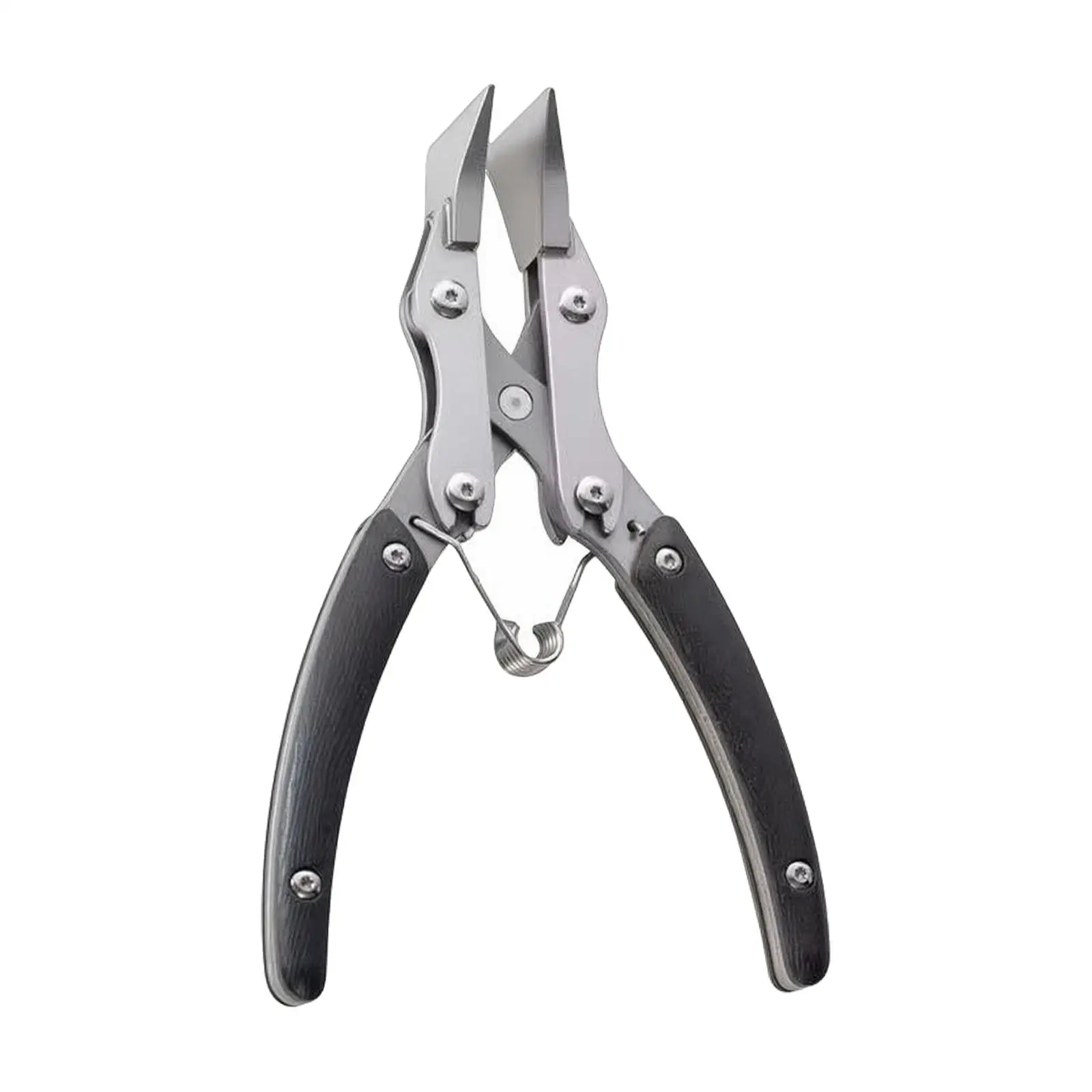 Leather Working Plier with Return Spring Hand-Operated Spring-Assisted Leathercraft Plier Non-Slip Grip DIY Leathercraft