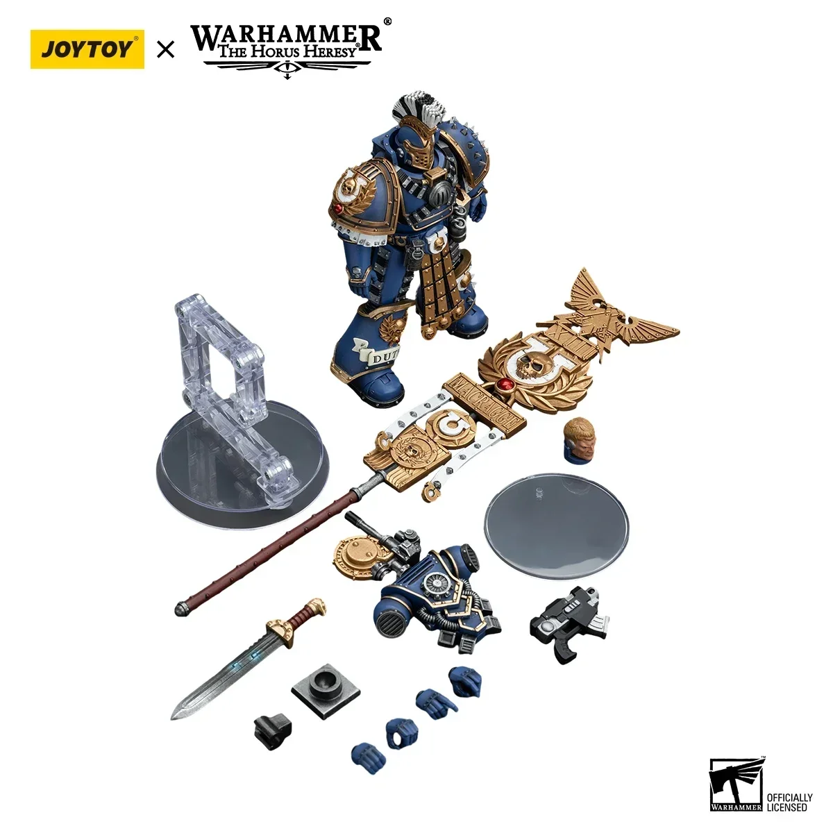 

JOYTOY 40k 1/18 Action Figures 13.8cm Ultramarines Remus Ventanus Garage Kit Figure Model Collection Toy Gift