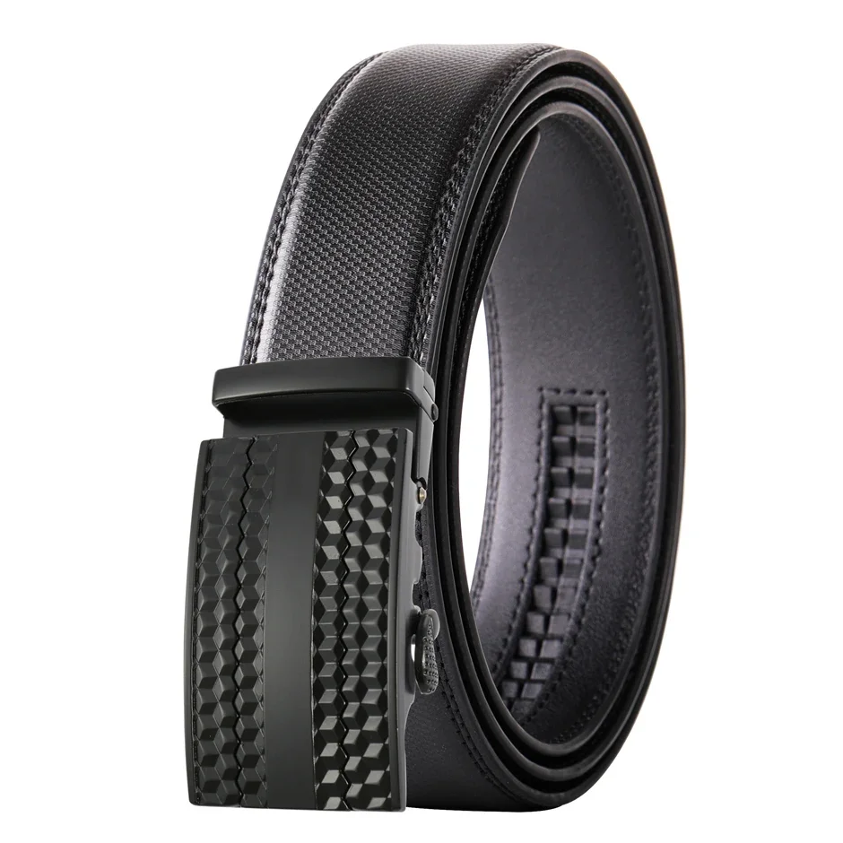 2026 White Gray Blue Brown Mens Blets Luxury High Quality Male Strap Cowhide Leather Automatic Belt Man Ceinture Homme B429