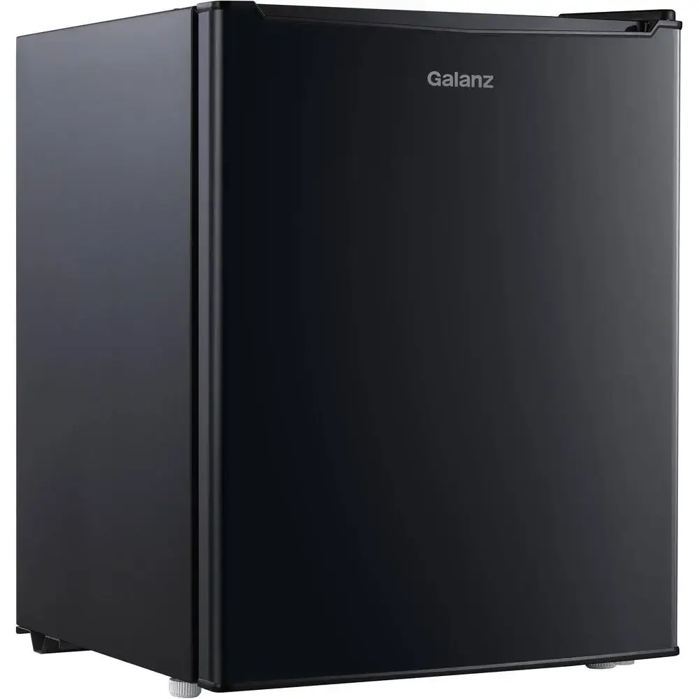 2.7 Cu ft Single Door Mini Fridge Black Estar New Width 19.13