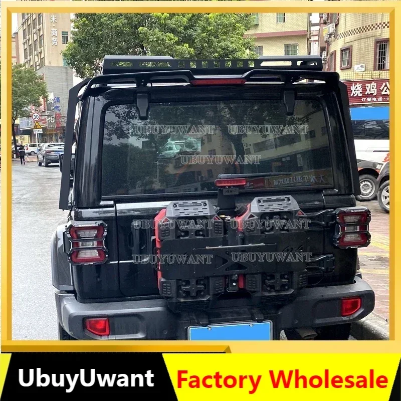 Задний спойлер из матового черного ABS-пластика для JL1195 TAIL, JL & J367, JK, Jeep Wrangler Lantsun 2007-2022