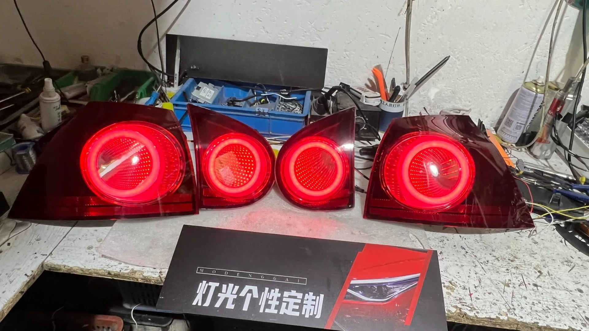 Car LED Tail Light for Volkswagen vw Golf 5 GTI R32 Rear Taillight Brake Driving Reversing Lamp Turn Signal