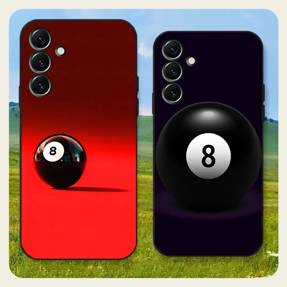

Fashion Brand billiards number 8 Phone Case For Samsung Galaxy A20,A21s,A22,A31,A32,A52,A53,A72,73,A80,A91Soft Black Cover
