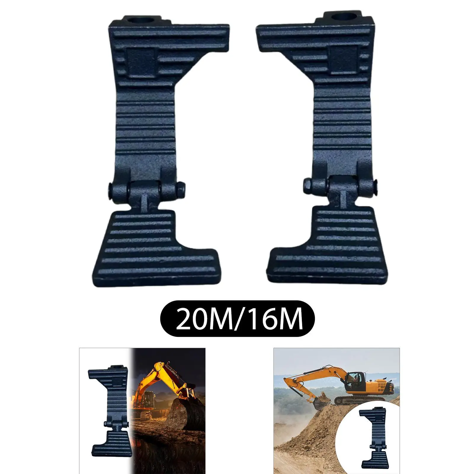 

Mini Excavator Foot Pedal Drillfree Directly Install Spare Equipment Mini Excavator Part for 15/17 Gardening Farm Garden Outdoor