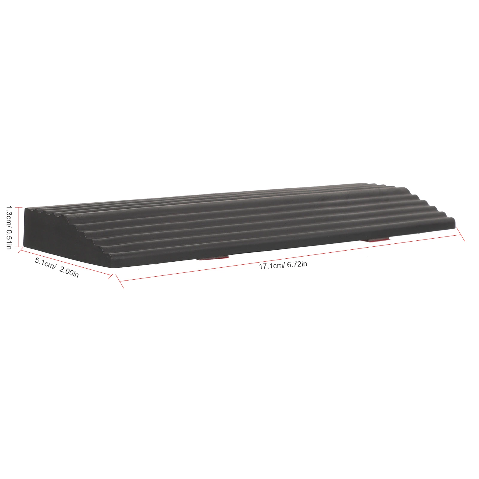 

Sweeping Robot Rubber Ramp Household Slope Resistant Damage Free Splicing Transition Mat For Home Use Low-Gradient Step Entry
