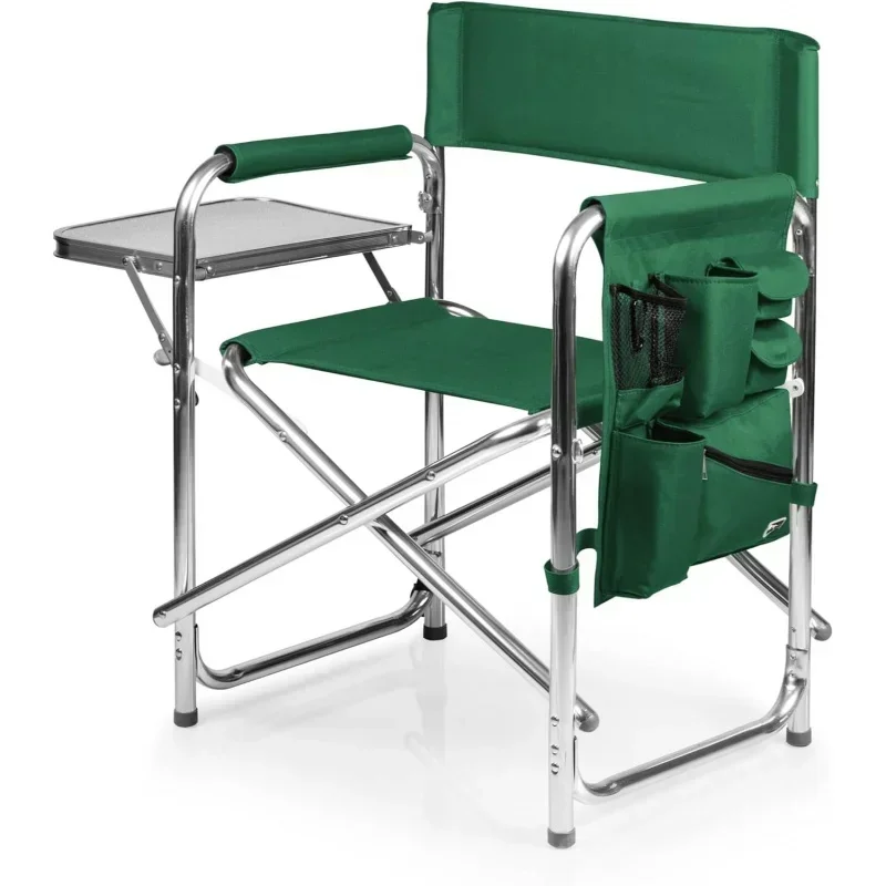 ONIVA - a Picnic Time brand - Sports Chair with Side Table, Beach Chair, Camp Chair Adults, (Green)