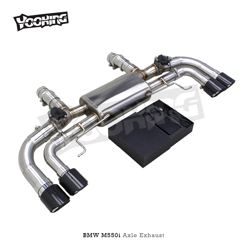 Auto Rear Back Exhaust System For BMW M550/M550i G30/N63 4.4TT 2017-2022 Car SS304 Exhaust Pipe Muffler Catback