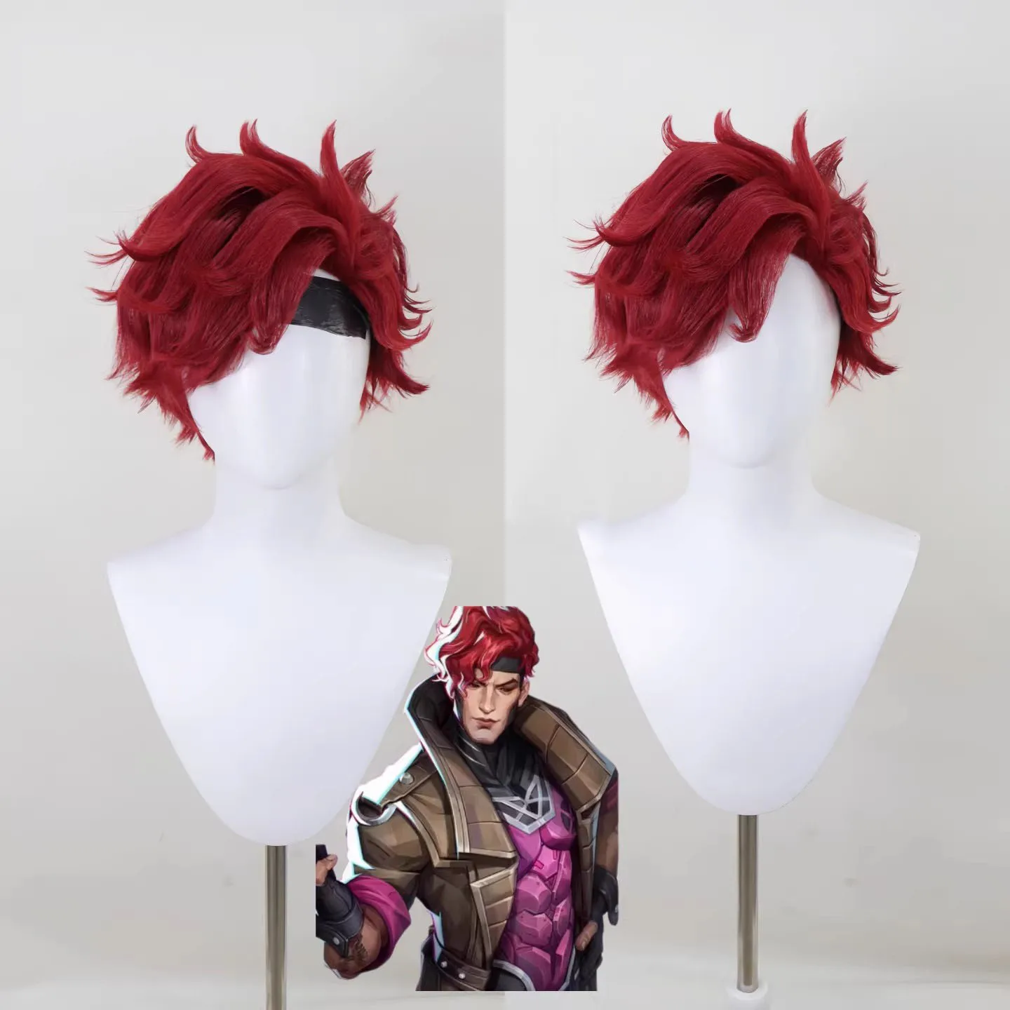 Anime Gambit Cosplay Costume Full Set Uniform Role Play Halloween Carnival Party Outfit Men Women Onlycos Wig Shoes Accessories image 3