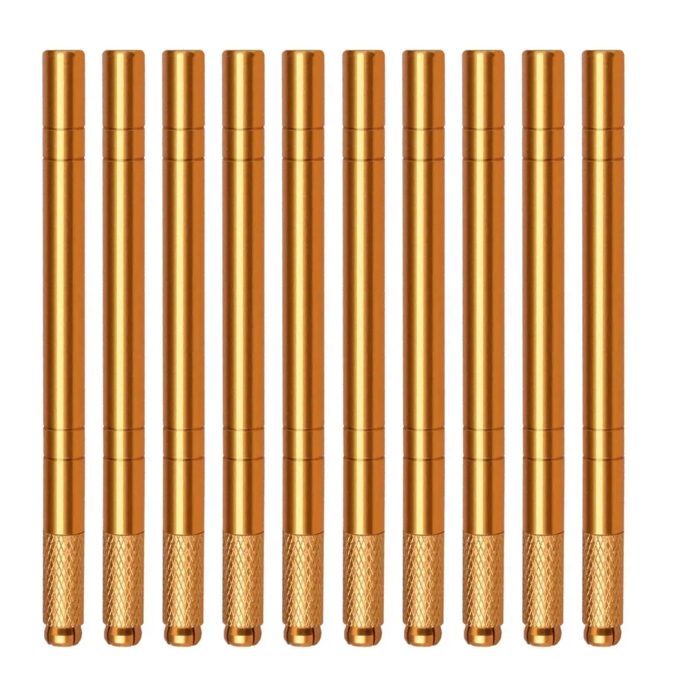 5/10PCS Manual Eyebrow Tattoo Pen, Microblading Permanent Makeup Tool,Flexible Needle Lock-Pin Hand Tool for Body Tattoo Artist