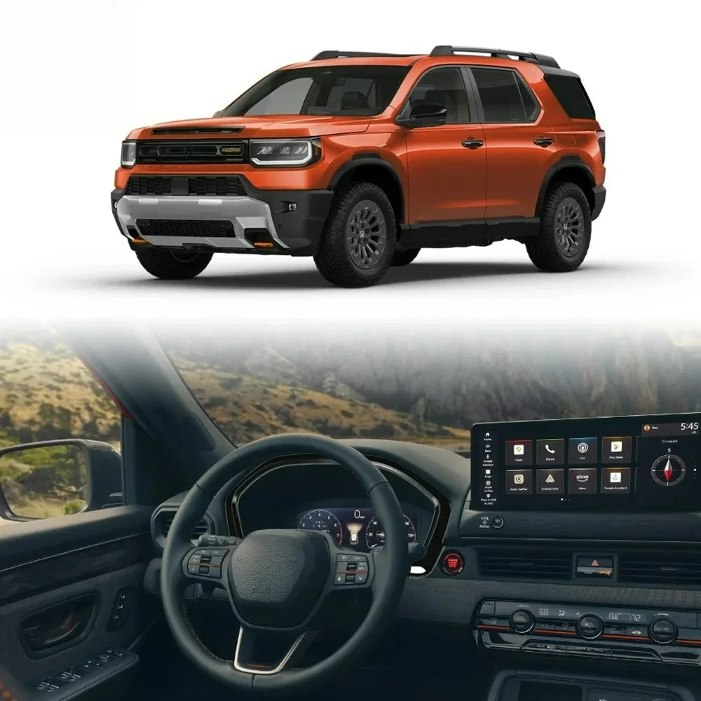 For Honda Passport 2025 2026 ABS Plastic Car Instrument Panel Cover Trim Decoration Frame Auto Interior Accessories