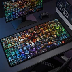 Anime Mousepad DOTA 2 Rubber Carpet Computer Game Accessories Large Non-slip Tapis De Souris Mausepad Deskmat Desktop Protection