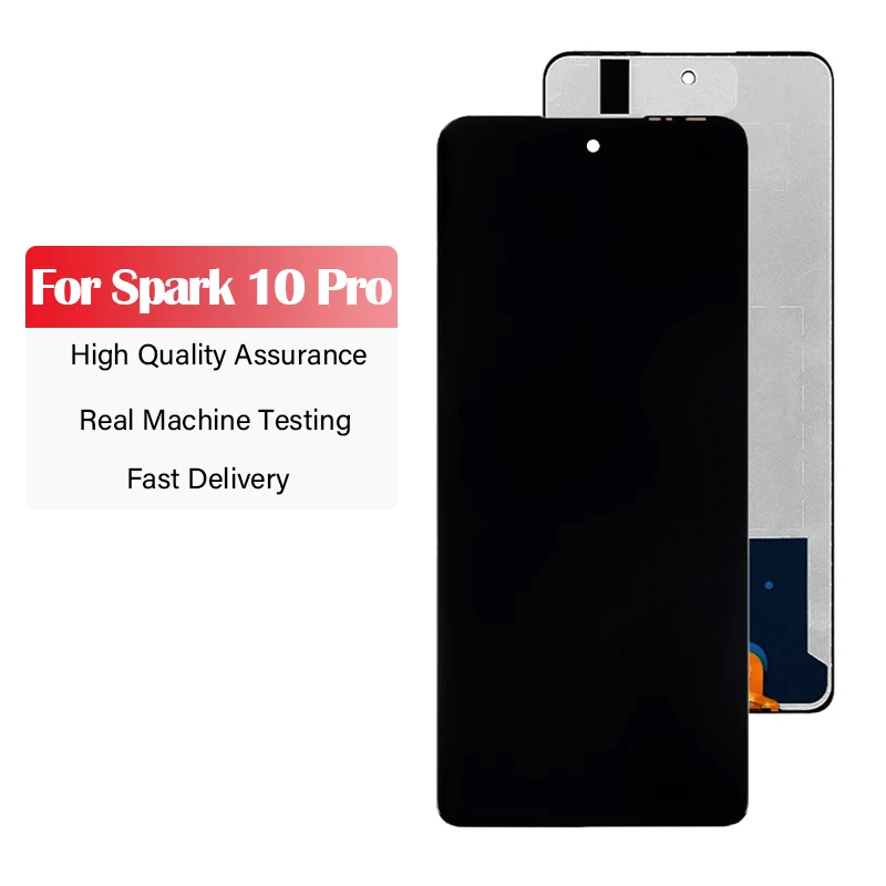 

LCD Screen for 6.8 inches Tecno Spark 10 Pro KI7 LCD Touch Screen Digitizer Assembly with Repair Tool and Glue For spark 10 pro