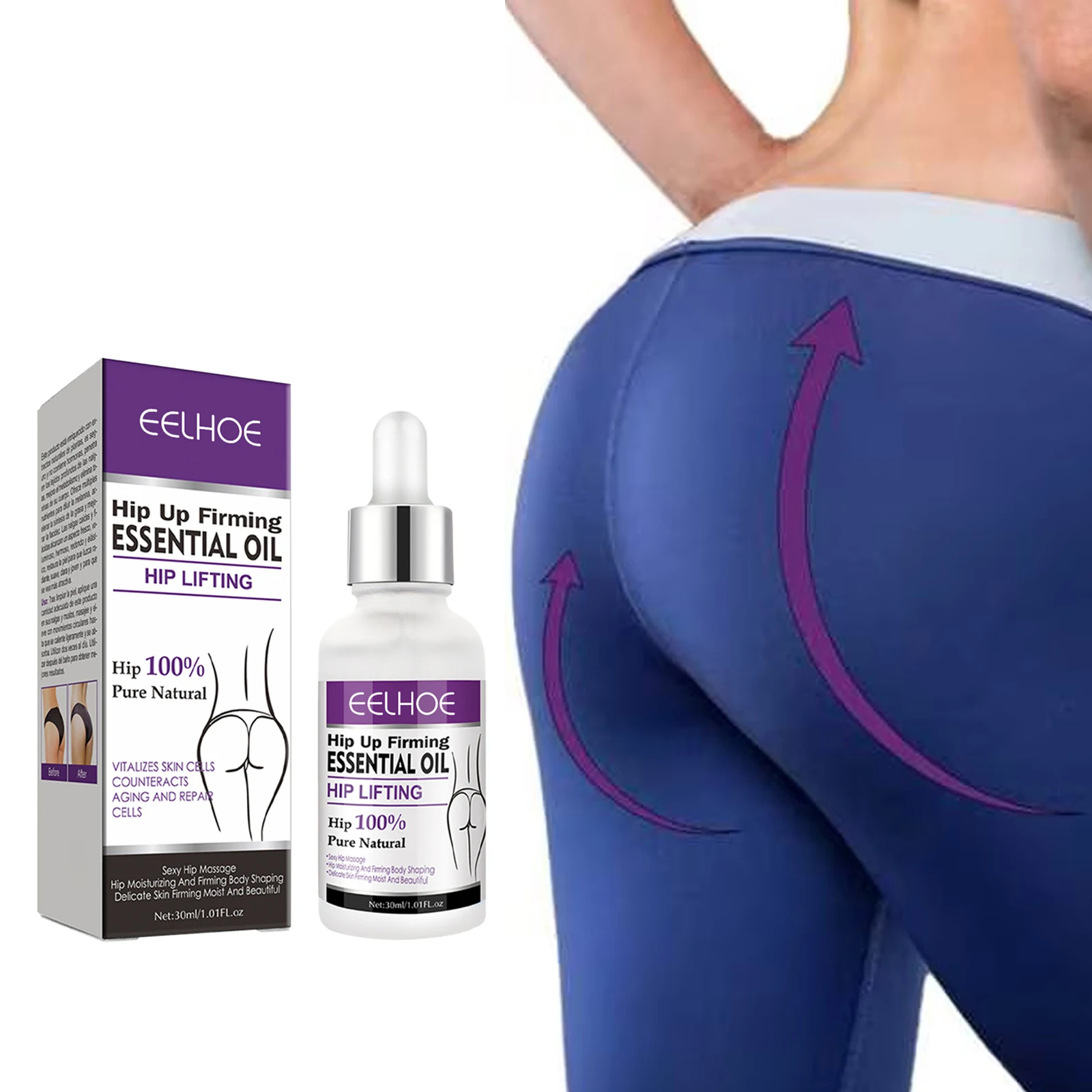 Hip Lift Up Massage Oil Improve Sagging Butt Growth Enhancer Ass Lifting Firming Tightening Buttock Enlargement Essential Oil